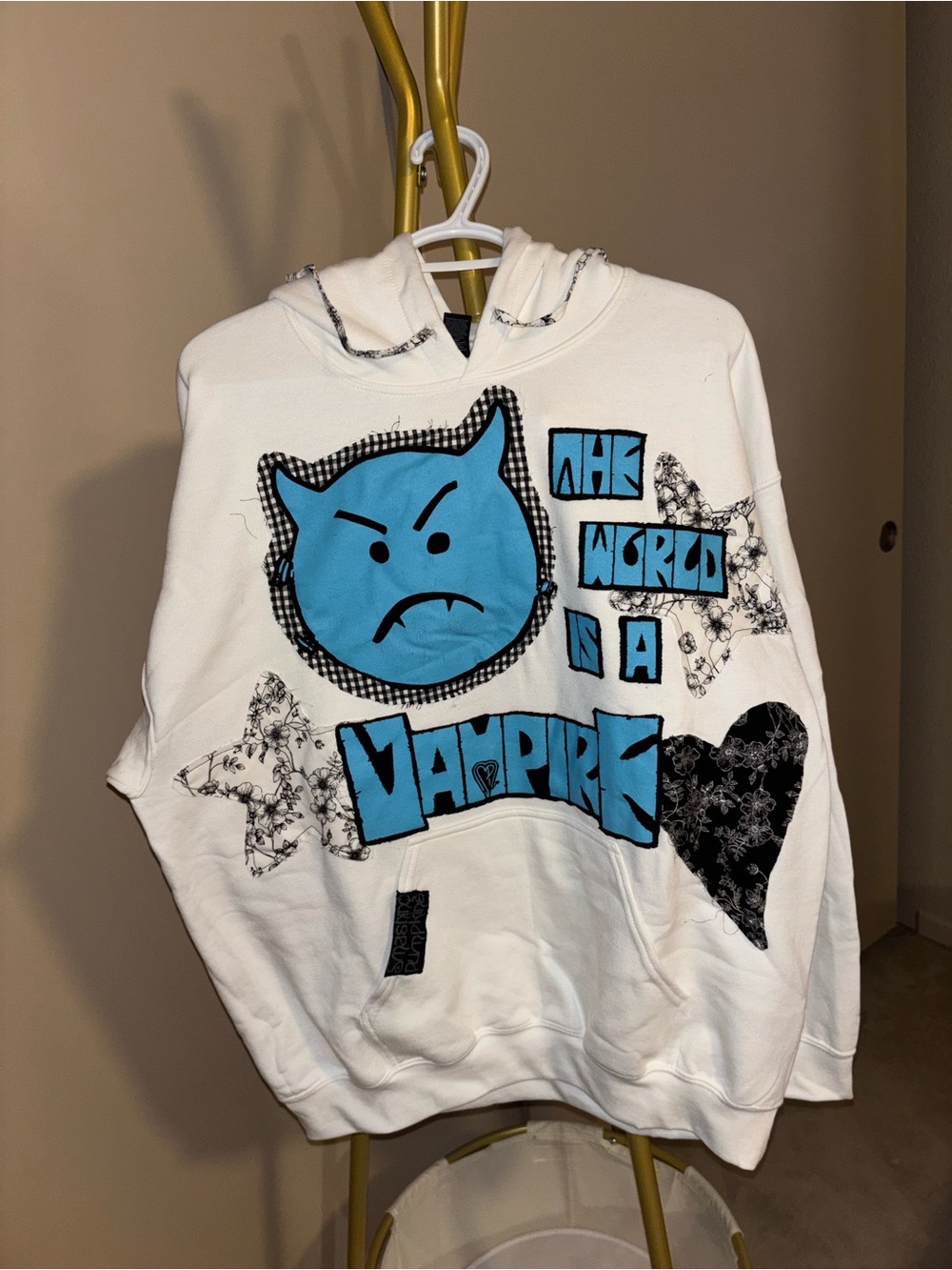 CUSTOM Smashing Pumpkins upcycled concert hoodie